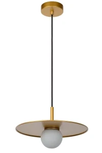 TOPHER złoty mat | mosiądz Ø 30cm G9 Lampa wisząca Lucide 30491/30/02