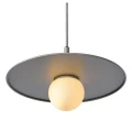 Lampa wisząca TOPHER satynowy chrom Ø 30cm G9 Lucide 30491/30/12 | 5411212302977 noxbox lampynox www.lampynox.pl