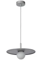 Lampa wisząca TOPHER satynowy chrom Ø 30cm G9 Lucide 30491/30/12 | 5411212302977 noxbox lampynox www.lampynox.pl