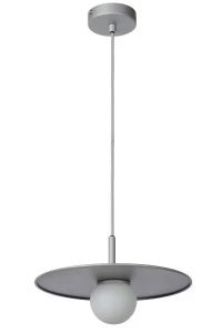 TOPHER satynowy chrom Ø 30cm G9 Lampa wisząca Lucide 30491/30/12
