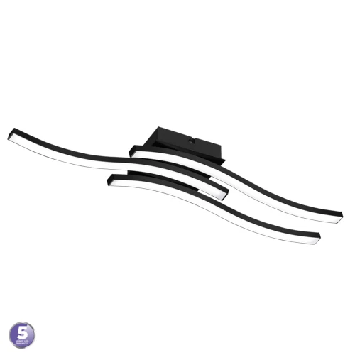 ROUTE LED Czarny Mat 3x5W  3000K Lampa sufitowa  RL R62473132 | 4017807471281 noxbox lampynox www.lampynox.pl