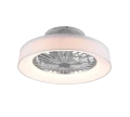 Lampa sufitowa z wentylatorem FARSUND biały, LED 30W, Pilot, barwa światła zmienna ściemnialna RL R62662101 | 4017807491074 noxbox lampynox www.lampynox.pl