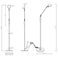 Lampa podłogowa MONZA Czarny mat LED DIM 12W 2300-3000-4000K ściemnialna Trio 423310132 | 4017807506099 noxbox lampynox www.lampynox.pl