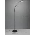 Lampa podłogowa MONZA Czarny mat LED DIM 12W 2300-3000-4000K ściemnialna Trio 423310132 | 4017807506099 noxbox lampynox www.lampynox.pl