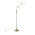 Lampa podłogowa MONZA Mosiądz mat LED DIM 12W 2300-3000-4000K ściemnialna Trio 423310108 | 4017807506105 noxbox lampynox www.lampynox.pl