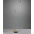 Lampa podłogowa MONZA Mosiądz mat LED DIM 12W 2300-3000-4000K ściemnialna Trio 423310108 | 4017807506105 noxbox lampynox www.lampynox.pl