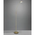 Lampa podłogowa MONZA Mosiądz mat LED DIM 12W 2300-3000-4000K ściemnialna Trio 423310108 | 4017807506105 noxbox lampynox www.lampynox.pl