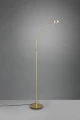 Lampa podłogowa MONZA Mosiądz mat LED DIM 12W 2300-3000-4000K ściemnialna Trio 423310108 | 4017807506105 noxbox lampynox www.lampynox.pl