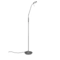 Lampa podłogowa MONZA Mosiądz mat LED DIM 12W 2300-3000-4000K ściemnialna Trio 423310108 | 4017807506105 noxbox lampynox www.lampynox.pl