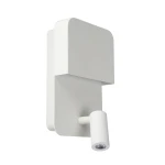 BOXER Biały kinkiet snake LED 5W z gniazdem USB LUCIDE 79200/08/31 