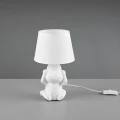 Lampka stołowa NILSON Monkey Biały śr.17cm. E14 RL R50861001 | 4017807503562 noxbox lampynox www.lampynox.pl