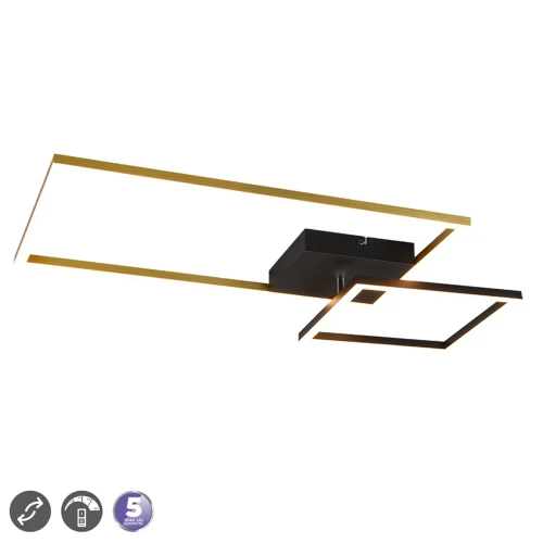 Lampa sufitowa PADELLA Mosiądz mat Regulowany Ściemnialny LED 25W 3000K RL R62642108 | 4017807512298 noxbox lampynox www.lampynox.pl
