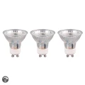 Reflektor 5W Trójpak ściemnialne 3xGU10 3000K Trio 956-355 | 4017807509144 noxbox lampynox www.lampynox.pl