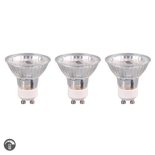 Reflektor 5W Trójpak ściemnialne 3xGU10 3000K Trio 956-355 | 4017807509144 noxbox lampynox www.lampynox.pl