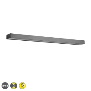 ROCCO Czarny mat LED 13W szer.90cm. 3000K IP44 Kinkiet łazienkowy nad lustro Trio 283919032