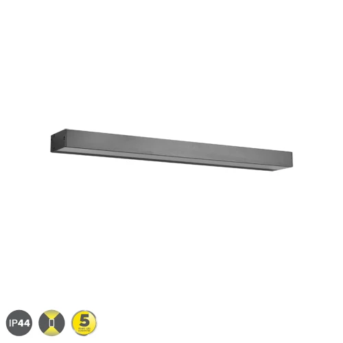 Kinkiet łazienkowy nad lustro ROCCO Czarny mat LED 8W szer.60cm. 3000K IP44 Trio 283916032 | 4017807507911 noxbox lampynox www.lampynox.pl