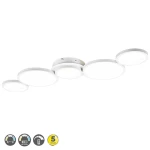 SALSA Biały mat LED DIP SWITCH 46W 2300-3000-4000K ściemnialna Lampa sufitowa Trio 626710531
