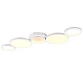 Lampa sufitowa SALSA Biały mat LED DIP SWITCH 46W 2300-3000-4000K ściemnialna Trio 626710531 | 4017807505719 noxbox lampynox www.lampynox.pl