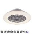Lampa sufitowa ściemnialna z wentylatorem STRALSUND, LED 30W, Pilot, efekt świecenia gwiaździsty, barwa światła zmienna RL R62522187 | 4017807466157 noxbox lampynox www.lampynox.pl