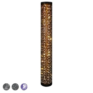 TACO Czarny | Złoty LED STARLIGHT 8W 3000K Lampa podłogowa