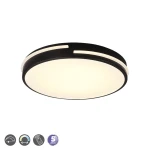 TACOMA Czarny mat DIM PILOT LED 24W 2700-6500K ściemnialny Plafon