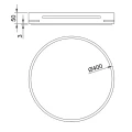 Plafon ściemnialny TACOMA Biały mat DIM PILOT LED 24W 2700-6500K RL R62241131 | 4017807503494 noxbox lampynox www.lampynox.pl