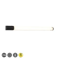 Kinkiet łazienkowy z włącznikiem PIERA Czarny mat gniazdo elektryczne szer.79cm. LED 16W 3000K IP44 Trio 284077932 | 4017807507669 noxbox lampynox www.lampynox.pl