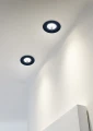 Zewnętrzne oczko sufitowe ściemnialne ZENIA czarny mat Ø 8cm LED Dim 5,5W 3000K IP65 Trio 680710132 | 4017807507881 noxbox lampynox www.lampynox.pl