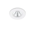 Zewnętrzne oczko sufitowe ściemnialne ZENIA biały mat Ø 8cm LED Dim 5,5W 3000K IP65 Trio 680710131 | 4017807507867 noxbox lampynox www.lampynox.pl
