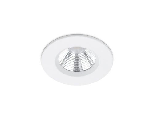 Zewnętrzne oczko sufitowe ściemnialne ZENIA biały mat Ø 8cm LED Dim 5,5W 3000K IP65 Trio 680710131 | 4017807507867 noxbox lampynox www.lampynox.pl