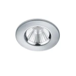 ZENIA chrom Ø 8cm LED Dim 5,5W 3000K IP65 Zewnętrzne oczko sufitowe ściemnialne Trio 680710106