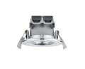Zewnętrzne oczko sufitowe ściemnialne ZENIA chrom Ø 8cm LED Dim 5,5W 3000K IP65 Trio 680710106 | 4017807507843 noxbox lampynox www.lampynox.pl