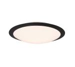UMBERTO czarny mat Ø 42cm LED 18,5W 3000K IP44 Plafon łazienkowy Trio 680319132