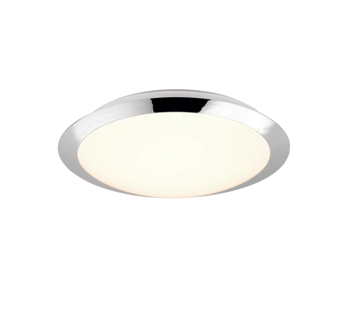 Plafon łazienkowy UMBERTO chrom Ø 29cm LED 12W 3000K IP44 Trio 680310106 | 4017807508437 noxbox lampynox www.lampynox.pl