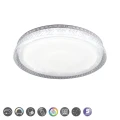 Plafon THEA LED Biały 18W RGB sterowany pilotem śr. 38 cm Efekt gwiaździsty 2700-6500K RL R62391100 | 4017807481884 noxbox lampynox www.lampynox.pl