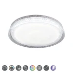 THEA LED Biały 18W RGB sterowany pilotem śr. 38 cm Efekt gwiaździsty 2700-6500K Plafon RL R62391100