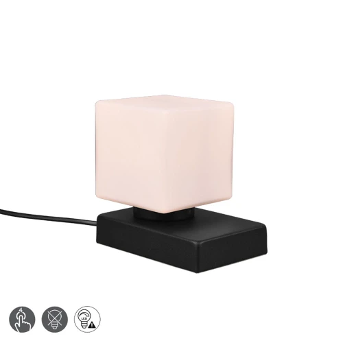Lampka stołowa TILL Czarny mat E14 ściemnialna Trio 5901011-32 | 4017807506938 noxbox lampynox www.lampynox.pl