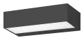 Kinkiet zewnętrzny Halden czarny LED 9W 4000K IP65 Rabalux 7935 | 5998250379357 noxbox lampynox www.lampynox.pl