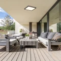 Plafon zewnętrzny sterowany aplikacją Inverness czarny LED WI-FI TUYA DIM PILOT 15W 2700-6500K IP44 Rabalux 7775 | 5998250377759 noxbox lampynox www.lampynox.pl