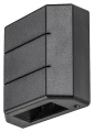 Kinkiet zewnętrzny Lippa czarny LED 6W 3000K IP54 Rabalux 7319 | 5998250373195 noxbox lampynox www.lampynox.pl