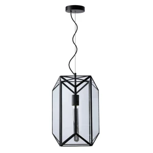 FERN Czarna śr. 28cm. E27 Lampa wisząca Lucide 25406/01/30