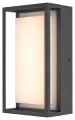 Kinkiet zewnętrzny prostokątny Mendoza antracyt LED 6,5W 3000K IP65 Rabalux 7109 | 5998250371092 noxbox lampynox www.lampynox.pl