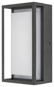 Mendoza antracyt LED 6,5W 3000K IP65 Kinkiet zewnętrzny prostokątny