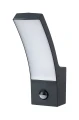 Kinkiet zewnętrzny z czujnikiem ruchu Palanga antracyt PIR LED 12W 3000K IP44 Rabalux 7505 | 5998250375052 noxbox lampynox www.lampynox.pl