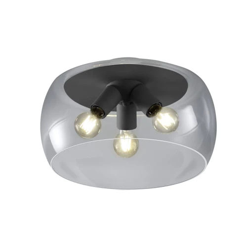 Lampa sufitowa VALENTE Antracyt / przydymione szkło Trio 600600342 | 4017807467369 noxbox lampynox www.lampynox.pl
