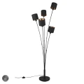 Lampa podłogowa stojąca pięcioramienna TOMMY Czarny mat 5xE14 RL R46335979 | 4017807507577 noxbox lampynox www.lampynox.pl