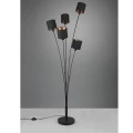 Lampa podłogowa stojąca pięcioramienna TOMMY Czarny mat 5xE14 RL R46335979 | 4017807507577 noxbox lampynox www.lampynox.pl