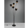 Lampa podłogowa stojąca pięcioramienna TOMMY Czarny mat 5xE14 RL R46335979 | 4017807507577 noxbox lampynox www.lampynox.pl