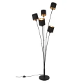 Lampa podłogowa stojąca pięcioramienna TOMMY Czarny mat 5xE14 RL R46335979 | 4017807507577 noxbox lampynox www.lampynox.pl