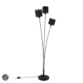 Lampa podłogowa stojąca trójramienna TOMMY Czarny mat 3xE14 RL R46333979 | 4017807507553 noxbox lampynox www.lampynox.pl